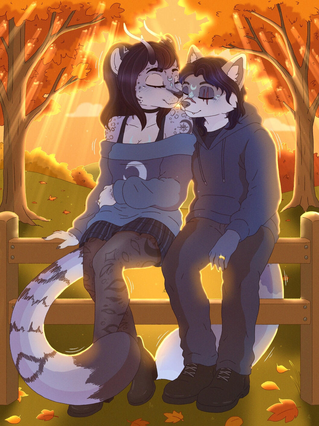 Autumn couple